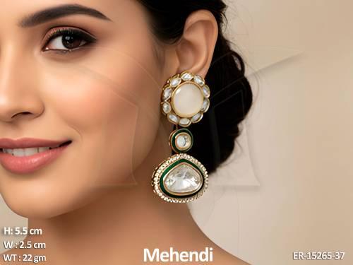 antique-jewellery-mehendi-polish-fancy-style-earrings-