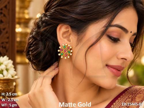 traditional-kemp-earrings-matte-gold-polish-celebrate-culture-in-style-earring