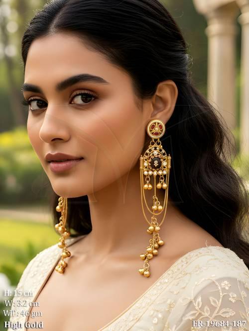 high-gold-traditional-jhumka-style-earrings-antique-long-chain-earrings