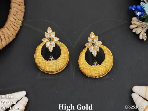 Antique Designer Full stones  Fancy  Party wear Earring