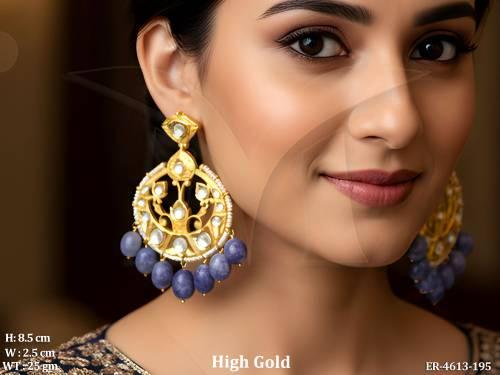 round chand fusion earrings detail