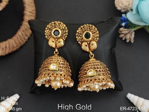 beautiful-designer-high-gold-polish-party-wear-earrings-