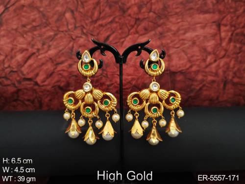 triple polo chand online imitation earrings detail