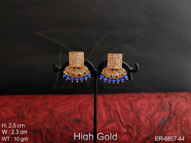 Square Leaf Style Delicate Earrings