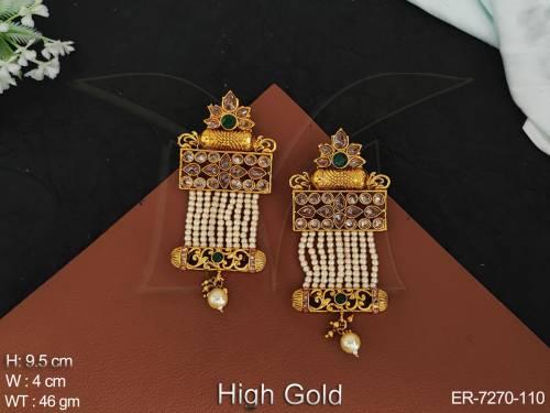 designer-fancy-style-party-wear-beautiful-high-gold-polish-long-antique-earring