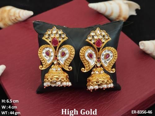 traditional Desgner Antique Jhumka Earring