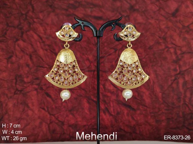 polki full stone desgner earring