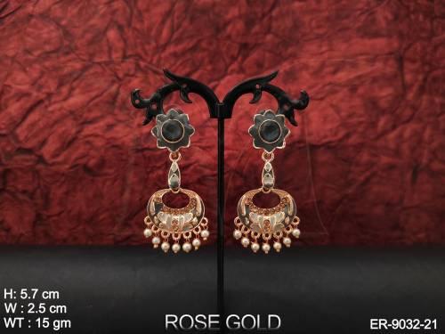 beautiful meenakari designer fancy style long earring