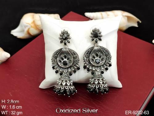 Beautiful Fancy Style Designer Oxidised silver Earring