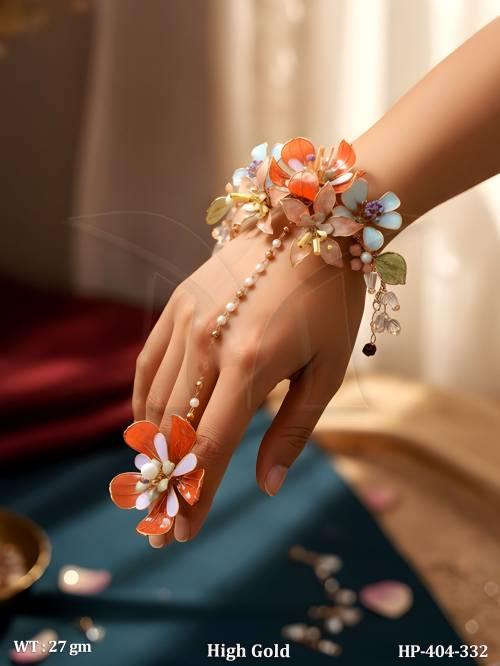 trendy-multicolor-flower-hand-ornament-with-elegant-gold-finish