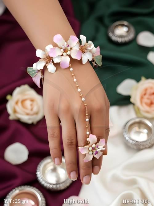 romantic-pink-flower-hand-jewelry-for-mehendi-and-wedding