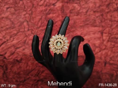 antique-jewellery-beautiful-design-mehendi-polish-finger-rings-