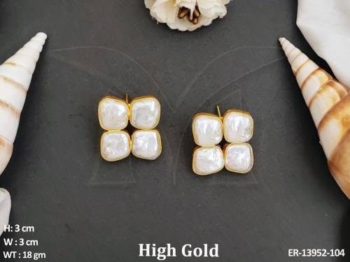 high-gold-polish-beautiful-designer-party-wear-fusion-style-fusion-earring-tops-studs-