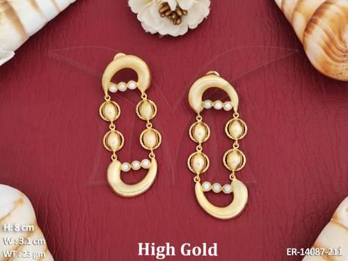 fusion-jewellery-fancy-style-high-gold-polish-fusion-earrings-