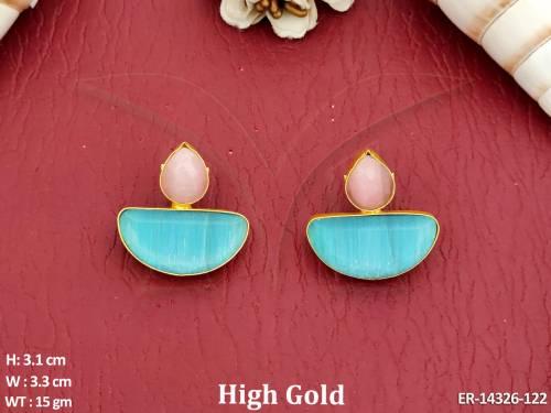 designer-high-gold-polish-fusion-earring-full-stone-party-wear-