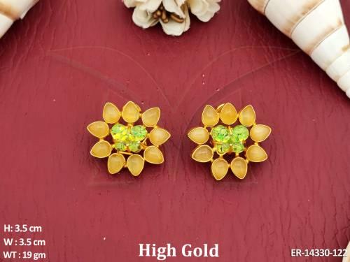 fusion-jewellery-beautiful-earring-high-gold-polish-party-wear-