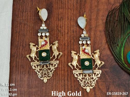elegant-high-gold-polish-fusion-earrings-for-everyday-and-fancy-wear