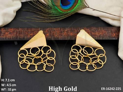fusion-high-gold-polish-designer-earrings-
