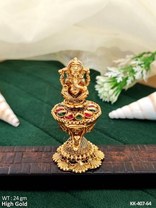 Beautiful Designer High Gold Polish Sindoor Box   