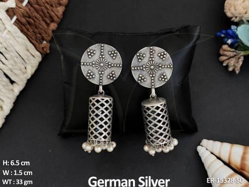 german-silver-polish-beautiful-design-fancy-style-earrings-