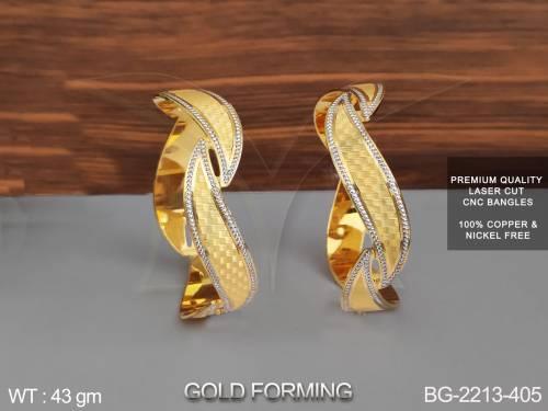 beautiful-party-wear-gold-forming-polish-designer-cnc-jewellery-cnc-bangle-set-