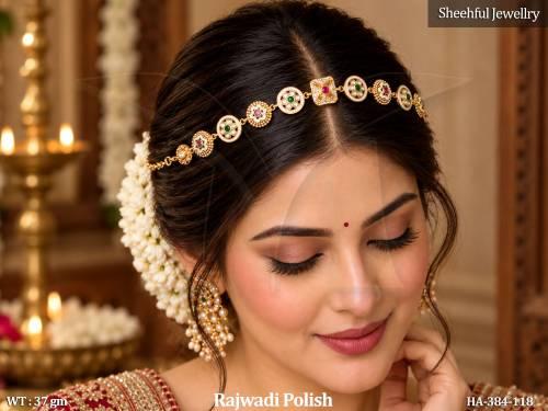 Rajwadi Polish Designer Hair Accessory