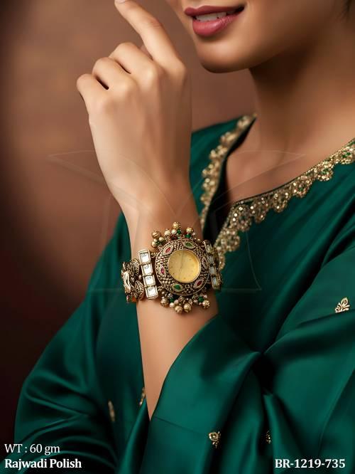 Rajwadi Polish Designer Bracelet Watch for Women