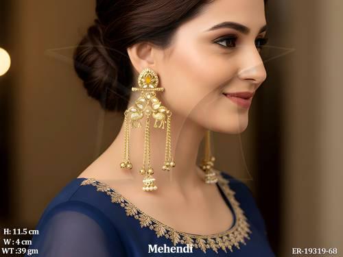 mehendi-polish-kashmiri-camel-design-long-chain-earrings