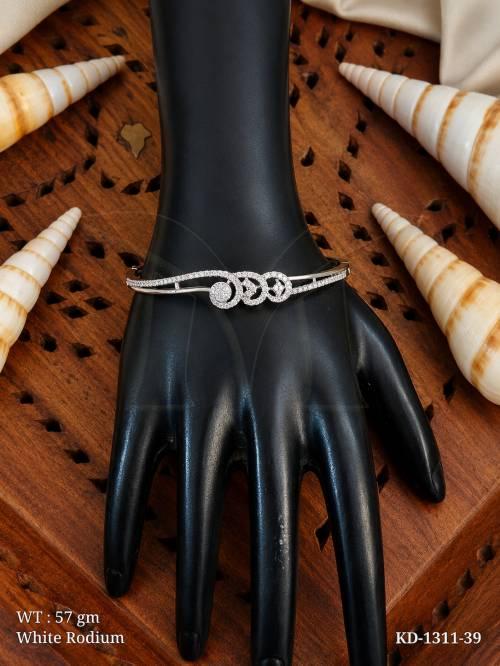 american-diamond-white-rohdium-ad-kada-with-triple-circle-stone-design