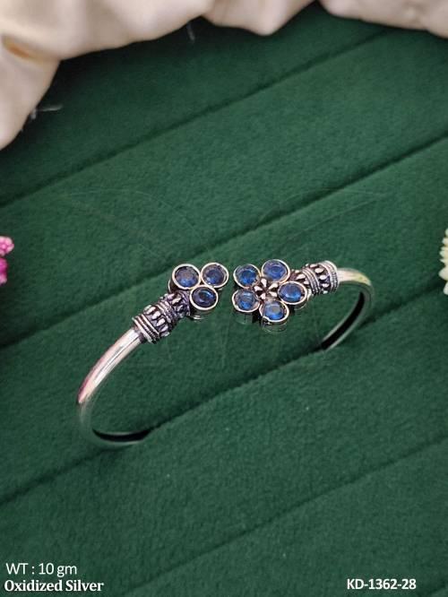 designer-oxidized-silver-full-stone-fancy-style-kada-
