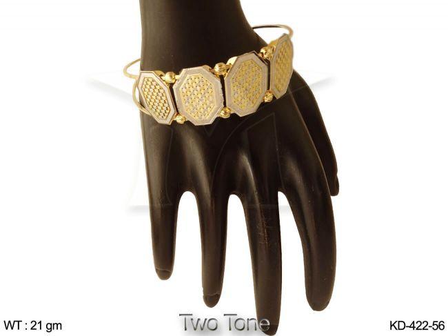 two tone shatkon design cnc kada