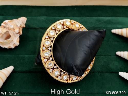 high-gold-polish-full-kundan-stone-party-wear-/-engagement-wear-fancy-design-kundan-kada-