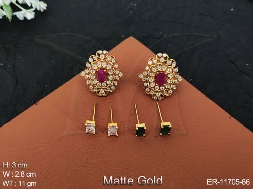 beautiful-kemp-jewellery-matte-gold-polish-full-stone-party-wear-earrings-