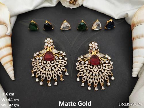 kemp-jewellery-designer-matte-gold-polish-party-wear-earrings-