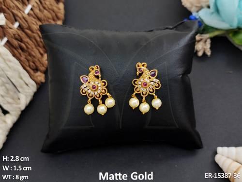 traditional-kemp-jewellery-matte-gold-polish-stunning-statement-piece-earrings