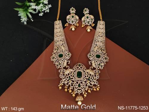 kemp-jewelry-matte-gold-polish-fancy-design-bridal-wear-beautiful-kemp-long-necklace-set-