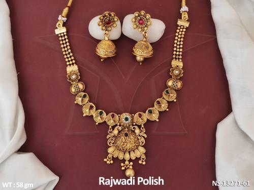 fancy-design-rajwadi-polish-beautiful-kemp-jewellery-short-necklace-set