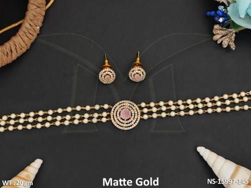 kemp-jewellery-matte-gold-polish-fancy-designer-necklace-set-