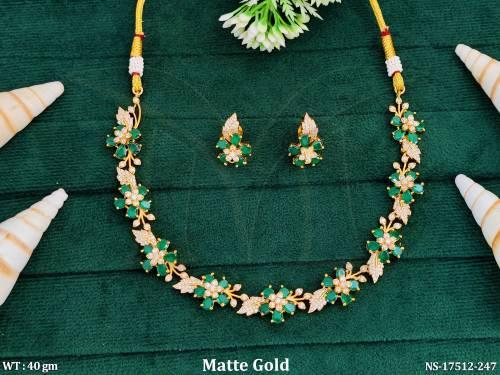 kemp-designer-matte-gold-short-necklace-set-