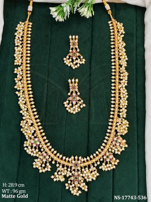 KEMP-NECKLACE-SET-NS-17743RG-536-DKG.jpg classic-kemp-necklace-set-with-floral-motifs-with-red-green-stones-&-pearls