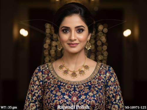 designer-kemp-rajwadi-polish-party-wear-short-necklace-set-