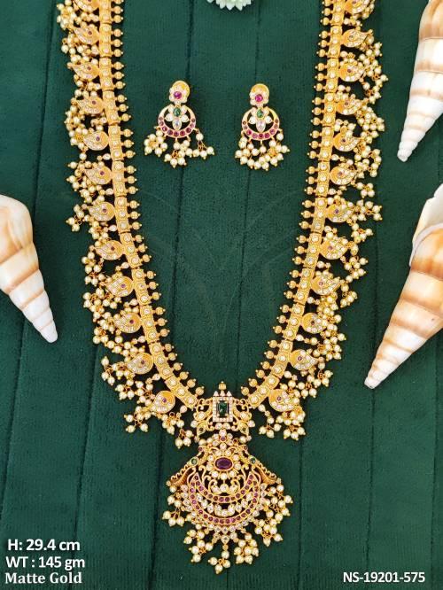 Heritage Kemp Work Bridal Necklace Set  — NS-19201-575