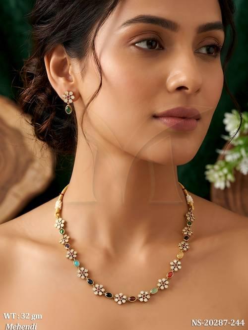 traditional-kemp-stone-floral-necklace-set-for-women