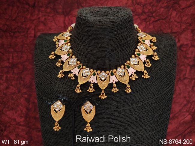 Beautiful Fancy Style Party wear Necklace Set