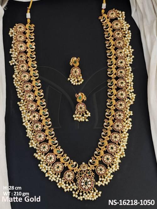 -kemp-jewellery-matte-gold-polish-necklace-set-traditional-fancy-designer-glam-with-modern-twist