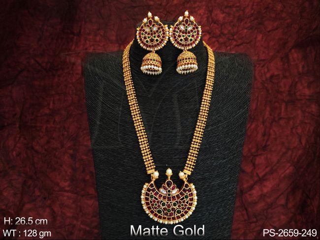 beautiful kemp jewelry matte gold polish designer kemp pendant set