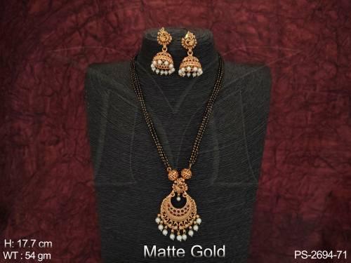 Beautiful Kemp Jewelry Party wear Fancy Style Designer Pendant Set