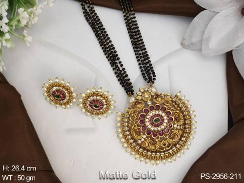 designer-fancy-style-party-wear-beautiful-kemp-design-pendant-matte-gold-polish-kemp-pendant-set-