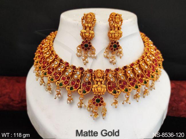 beautiful laxmi full stones party wear choker kemp jewelry necklace set