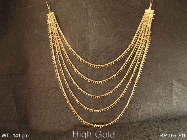 High gold mutiple layer chian antique kamar patta
